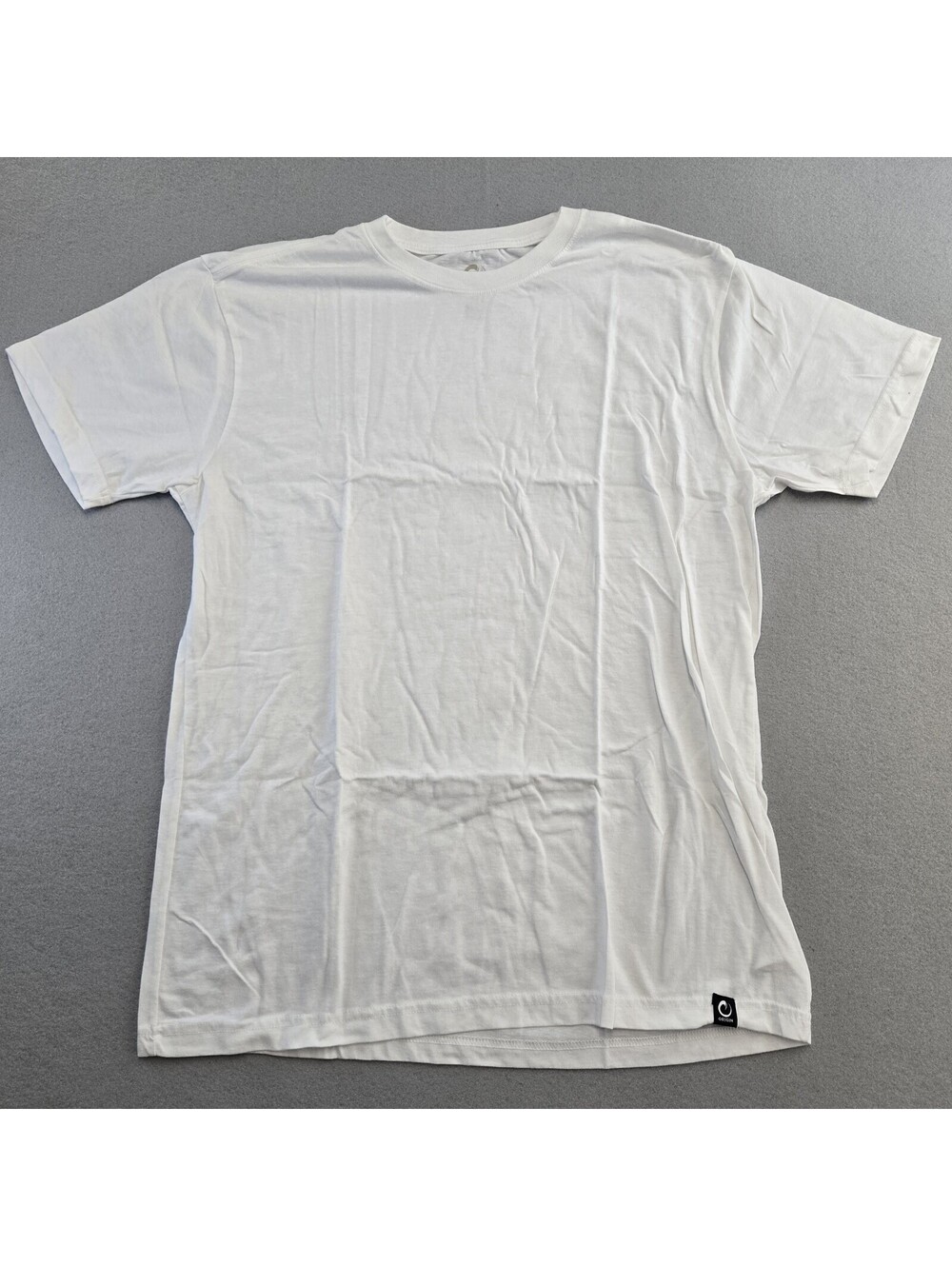 Origin Core T-Shirt Mens L White Cotton Poly Blend Crew Neck Made in USA NWOT